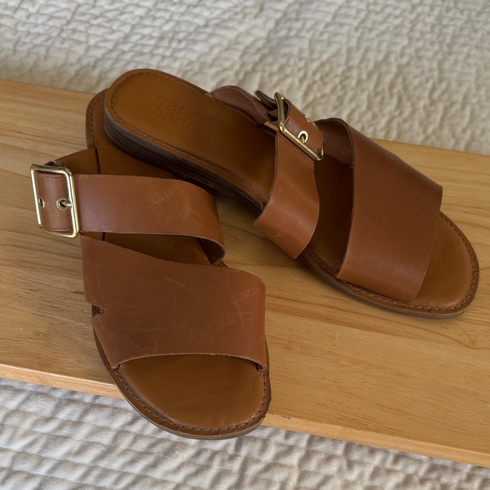 Franco Sarto Brown Sandals - Picture 3 of 3